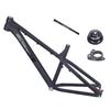 HIMALO 26er/27.5er Hardtail Mountain Bike Frame 17'' Disc Brake Bike Frame Thru Axle 12 * 142mm Aluminum Alloy Rigid Frame Internal Routing (Color : Black) view 1