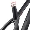 HIMALO 26er/27.5er Hardtail Mountain Bike Frame 17'' Disc Brake Bike Frame Thru Axle 12 * 142mm Aluminum Alloy Rigid Frame Internal Routing (Color : Black) view 3