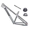 HIMALO 26er/27.5er Hardtail Mountain Bike Frame 17'' Disc Brake Bike Frame Thru Axle 12 * 142mm Aluminum Alloy Rigid Frame Internal Routing (Color : Silver) view 1