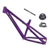 HIMALO 26er/27.5er Hardtail Mountain Bike Frame 17'' Disc Brake Bike Frame Thru Axle 12 * 142mm Aluminum Alloy Rigid Frame Internal Routing (Color : Purple) view 1
