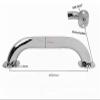 UNKOMN Marine Hardware 200mm Marine 316 Stainless Steel Grab Handle Door Handrail Grip Rail Grab Bar Handle view 2