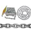 3/8 Chain G30 High Test for Boat Anchor, Alloy Steel with 2650 lb. Working Capacity and 5300 lb. Breaking Strength. (3/8" G30 (1.45 Inch x 0.67 Inch), 50 Feet) view 1