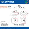 3/8 Chain G30 High Test for Boat Anchor, Alloy Steel with 2650 lb. Working Capacity and 5300 lb. Breaking Strength. (3/8" G30 (1.45 Inch x 0.67 Inch), 50 Feet) view 3