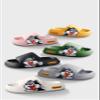 PILYON Shit feeling slippers men and women outdoor wear indoor home home advanced thick bottom anti-slip anti-odor couple cute sandals 42/43 Huskylogo-black view 2