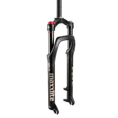 ZECHAO 20/26 Inch Air Bike Suspension Forks, 4.0 Tire Snow Electric Bike Fork 9 * 135mm Axle Bike Shock Absorber Forks 120mm Travel Outdoor (Color : Black, Size : 20inch)