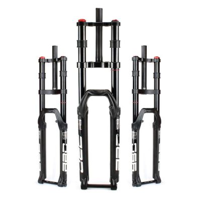 ZECHAO Travel 150mm Double Shoulder Mountain Bike Suspension Forks,27.5/29in Air Fork with Rebound Adjustment 15 * 100mm Axle 1-1/8" Outdoor (Color : Black, Size : 29inch)