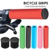 YSJJZRL Ultra Light Silica Gel Bicycle Handlebar Grip Sponge Anti-Skid Shock-Proof Handle Bar Accessory (Pink) view 2