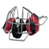 Jadekylin Baseball &t Softball Catcher's mask (Red & Silver) view 4
