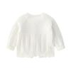 POLG Newborn Infant Baby Girls Boys Winter Warm Knit Jacket Cotton Long Sleeve Clothes Cardigan Toddler (White, 12-18 Months) view 2