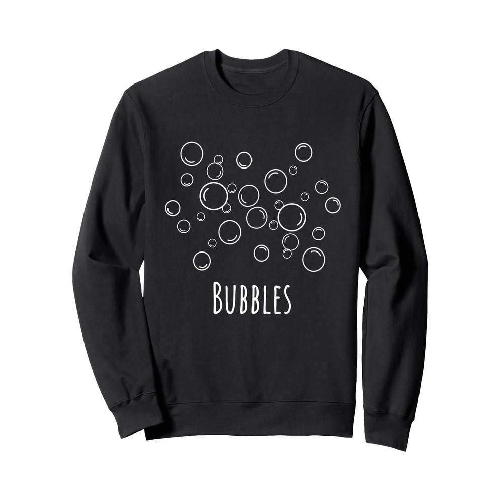 White Bubbles Bath Bubbles Sweatshirt