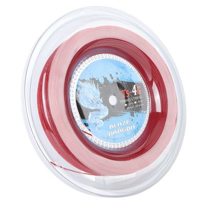 AUNMAS Tennis Racket String, High Elasticity TS Polyester 200m Spool Gym Tennis String for Offensive Players (1.30mm)