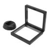 Didiseaon 1pc Creative Floating Frame Jewelry Display Box for Earrings Accessories Black Design for Organized Storage and Stylish view 1