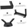 Didiseaon 1pc Creative Floating Frame Jewelry Display Box for Earrings Accessories Black Design for Organized Storage and Stylish view 2