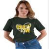 3X-Large Forest Green Mens True Love T-Shirt view 2