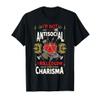 I'm Not Antisocial I Rolled Low on Charisma T-Shirt view 1