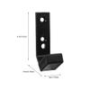 20 Pcs Barbell Stand Storage Hangers Commercial Gym Equipment Wall Mounted Hooks Barbell Organizing Rack Squat Rack for Commercial Use PC view 2