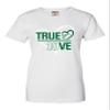 3X-Large White Women True Love T-Shirt view 3