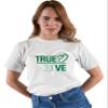 4X-Large White Mens True Love T-Shirt view 2
