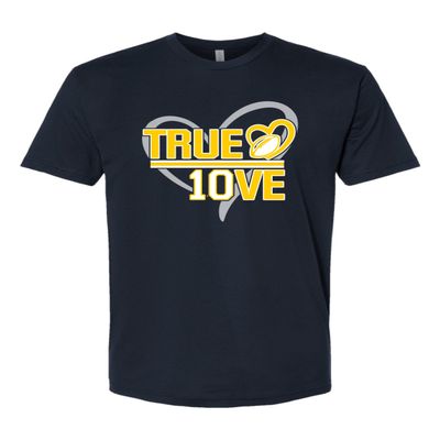 3X-Large Navy Blue Mens True Love Deluxe Soft T-Shirt
