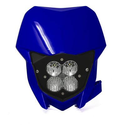 Baja Designs XL Sport LED Motorcycle Headlight Kit with Shell for Yamaha YZ250FX/YZ450FX 2021-2024 (Driving/Combo; Clear Lens)