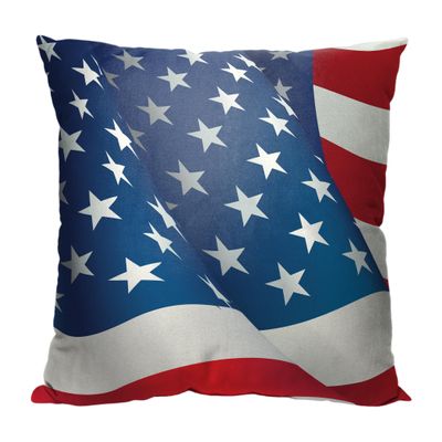NORTHWEST Operation Hat Trick Pillow, 18" x 18", Flag Sway