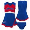 Outerstuff Girls Toddler Royal Buffalo Bills Cheer Captain Dress with Bloomers view 1