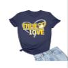 4X-Large Navy Blue Mens True Love T-Shirt view 1