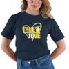 4X-Large Navy Blue Mens True Love T-Shirt view 4