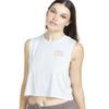 Volcom Women's Stone Hour Crop Tank Top, Chlorine view 4