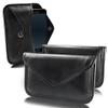 BoxWave Case Compatible with Zettle Payment Terminal - Elite Leather Messenger Pouch, Synthetic Leather Cover Case Envelope Design - Jet Black view 2