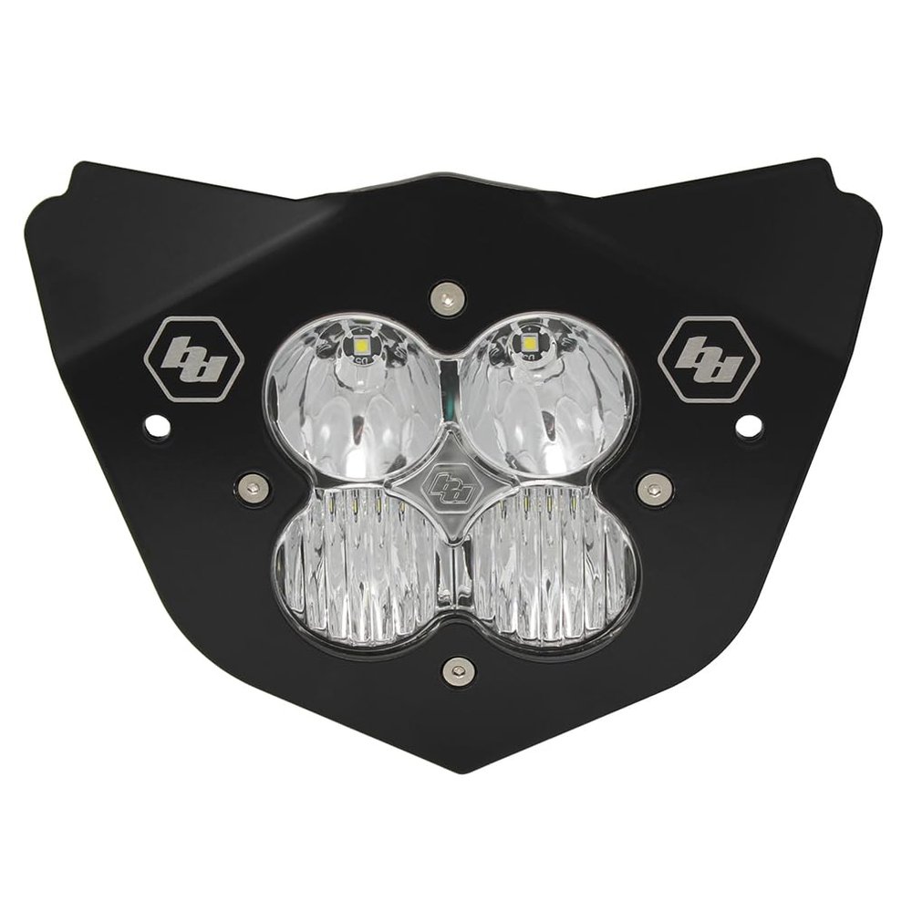Baja Designs XL Sport LED Motorcycle Headlight Kit for Yamaha WR250F 2015-21, WR450F 2012-21 (Driving/Combo; Clear Lens)