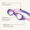 FINIS Nitro Kids Swim Goggles - Ages 5-10 - Soft One-Piece Frame - UV Protection - Adjustable Split Strap - Clear/Purple view 4