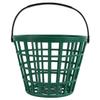 VANZACK Golf Ball Basket - Plastic Storage Holder with Handle, Holds 50 Balls for Range Practice, Portable Bucket & Golf Accessories (Green) view 1
