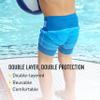 FINIS Double Swim Diaper for Babies & Toddlers - Reusable - Double-Layered Protection - UPF 50 & Up - Caribbean 2XL view 2