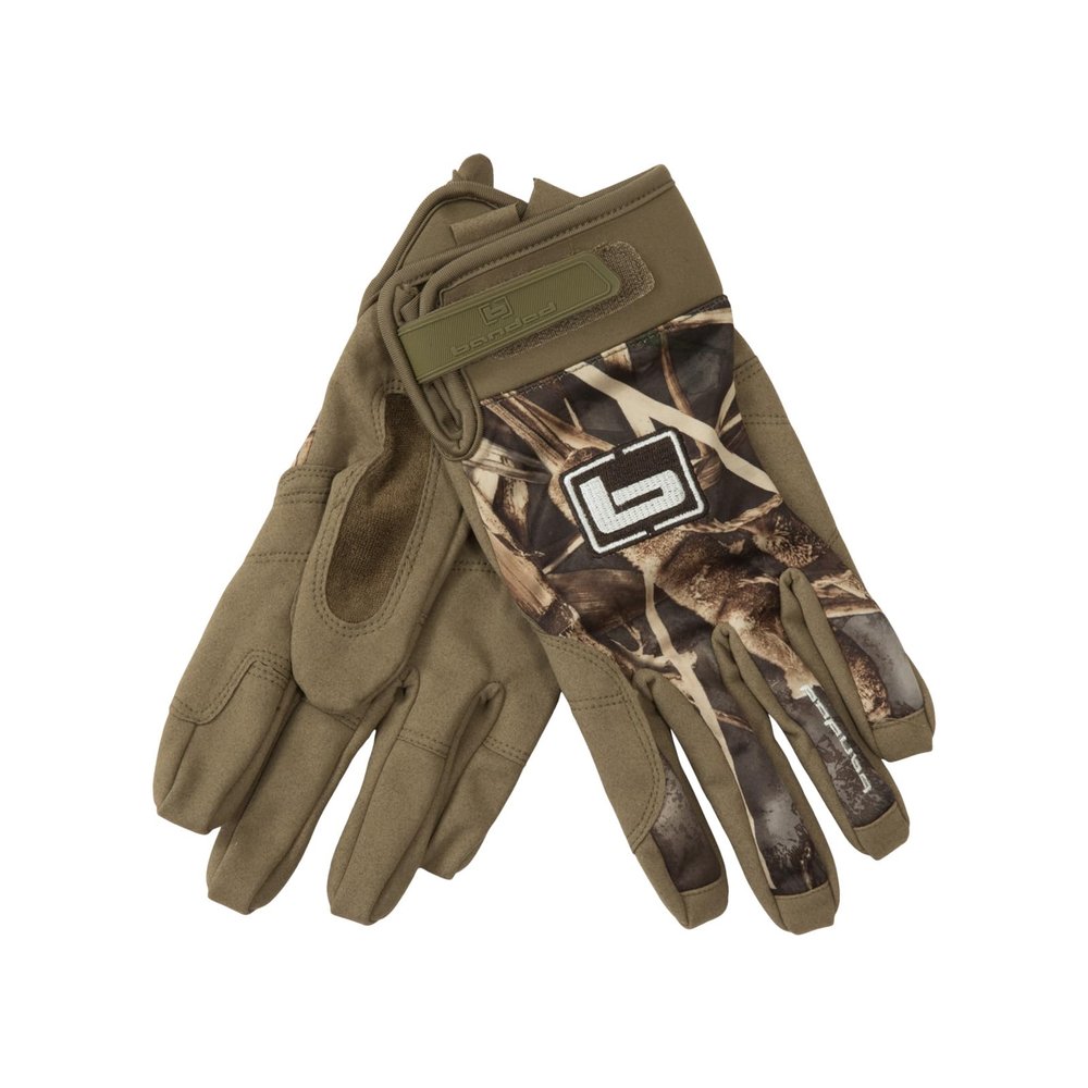 Banded Soft-Shell Blind Glove (Medium, Realtree Max-7 Camo)