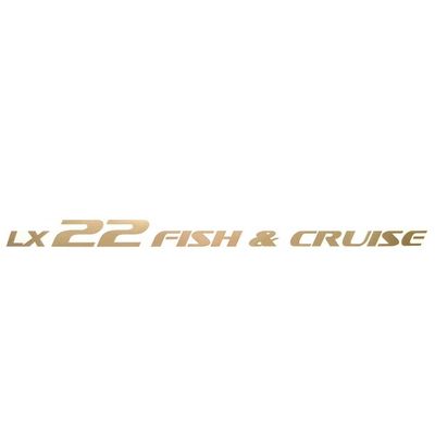 G3 Boat Decal 73404970 | LX 322 Fish and Cruise Metallic Gold