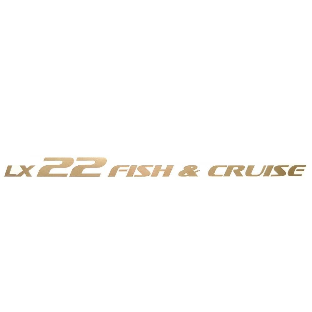 G3 Boat Decal 73404970 | LX 322 Fish and Cruise Metallic Gold