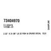 G3 Boat Decal 73404970 | LX 322 Fish and Cruise Metallic Gold view 3