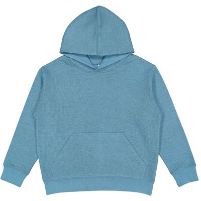 LAT Youth Fleece Hoodie Boy & Girl | Pullover Hooded Kids Sweatshirt with Pouch Pocket,X-Small - Bermuda Blackout