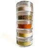 NICE RACK Mini Travel Spice Rack Filled with Organic Herbs, Refillable, Made in USA, Camp Spice Kit - Great Gift, CAMPING, RV, Purse, Backpacking with Shaker Tops 5 Stacking (3 3/8 x 1 3/8") view 1