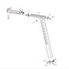 Seat Pad Adjustable Set Replacement Part for Commercial Equipment, OEM Fit Component for Secure Installation and Smooth Operation, Part #1000404511 view 3