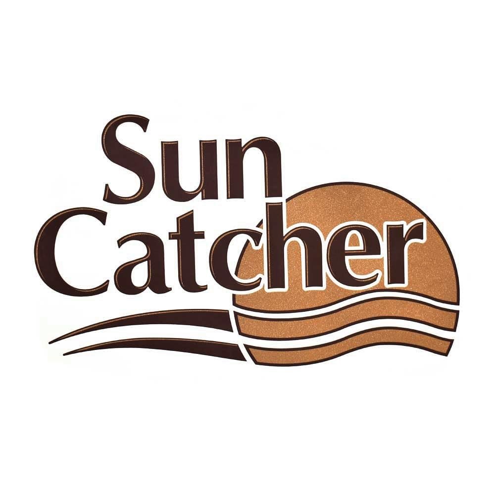 SunCatcher Boat Decal 73404671 | 18 1/8 x 10 1/4 Inch Brown Gold