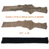 Arcturus Silicone Treated Gun Socks for Rifles, Extra Wide - Fit Scopes, Pistol Grips & Tactical Accessories, 47 x 6 (Coyote Brown & Black 4-Pack) view 3