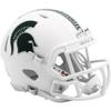Michigan State Spartans Matte White 2023 NCAA Riddell Speed Mini Football Helmet view 1
