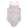 Hurley Girls' One Piece Swimsuit, Blue Ice/Floral, 14 view 1