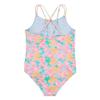 Hurley Girls' One Piece Swimsuit, Blue Ice/Floral, 14 view 2