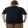 JC DISTRO Big & Tall Mens Moisture Wicking Elong Drop Cut Athletic Short Sleeve Crewneck Tshirts Black Big-2XL view 4