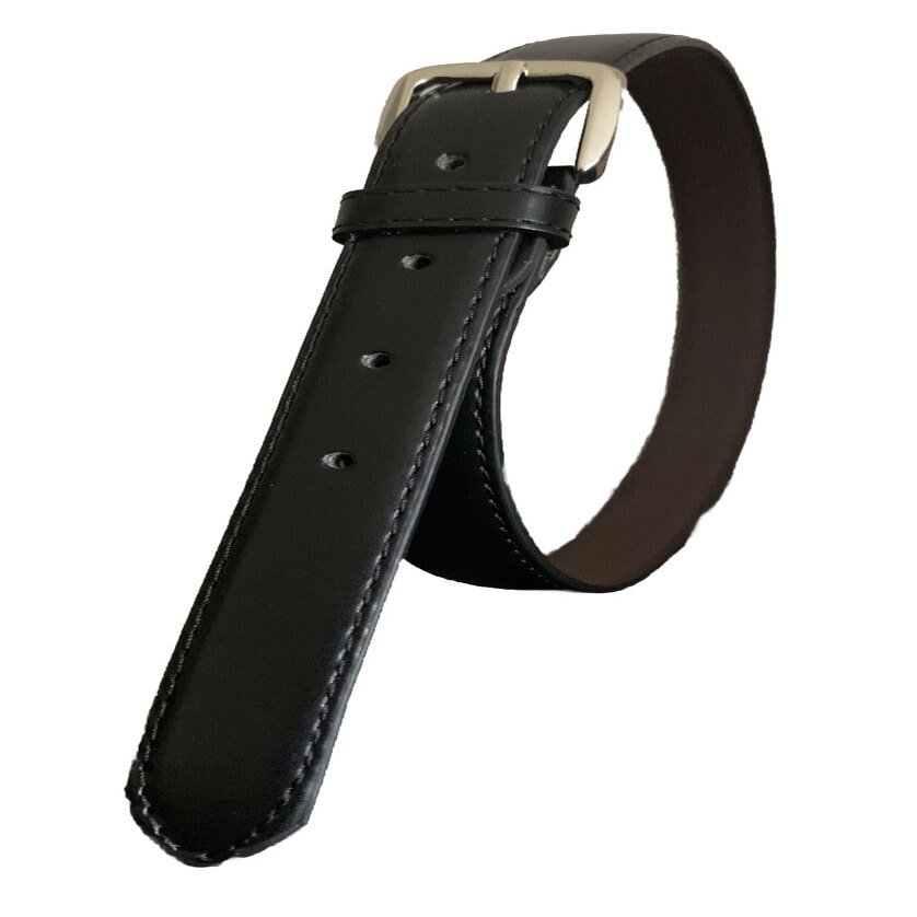 Nayt Boys Toddlers Child Leather Belt Black (Medium-29 inches)