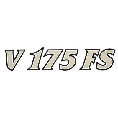 G3 Boat Decal 73404715 | V175 FS 10 5/8 x 2 1/4 Inch Silver Black