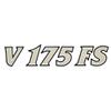 G3 Boat Decal 73404715 | V175 FS 10 5/8 x 2 1/4 Inch Silver Black view 1